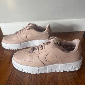 Nike Shoes, Air Force 1 Af1 Pixel Beige Pink